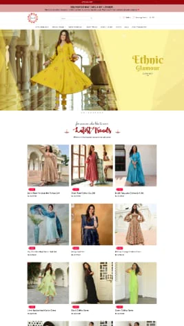  ordering site webpage